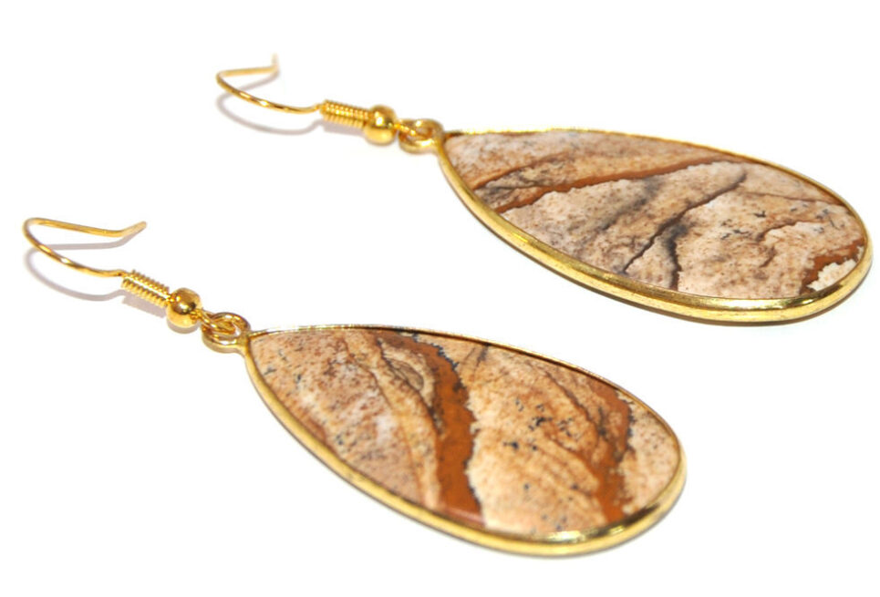 Golden Drop Earrings